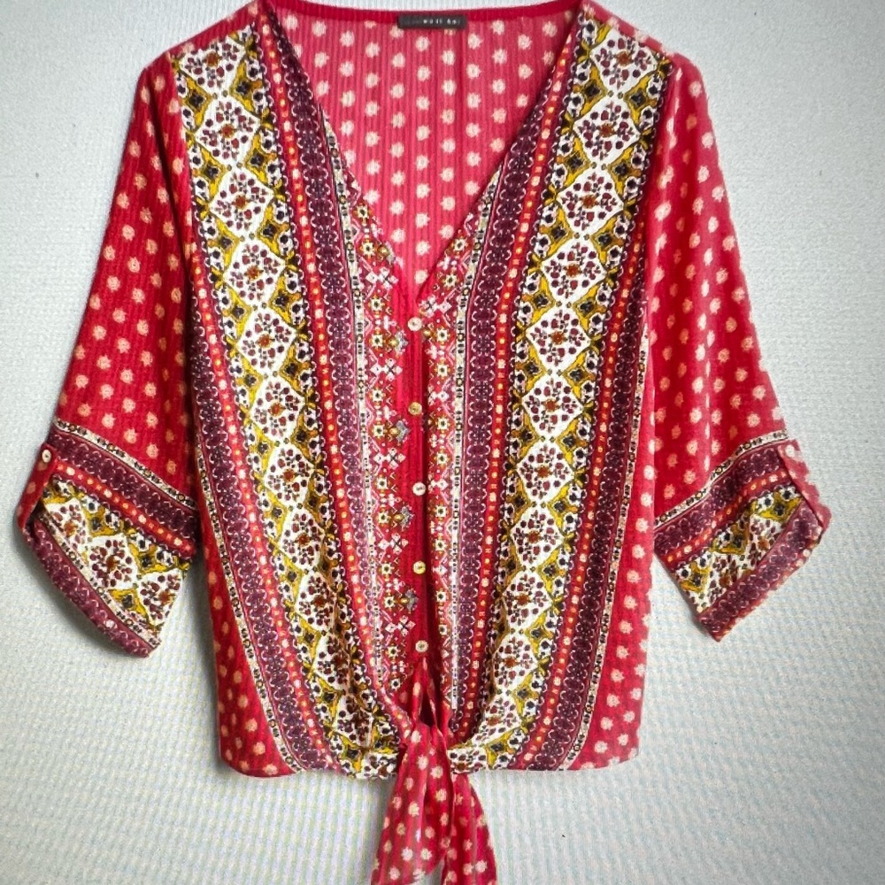 West Kei Multicolor Bohemian Blouse